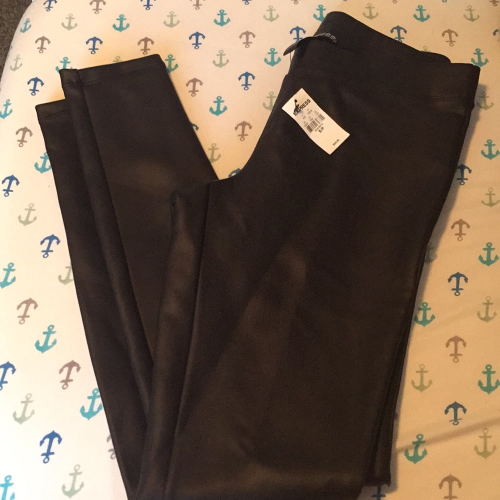 Express Leather Leggings